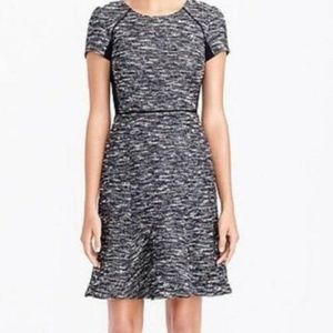 J.Crew Mixed Tweed Fit and Flare Dress